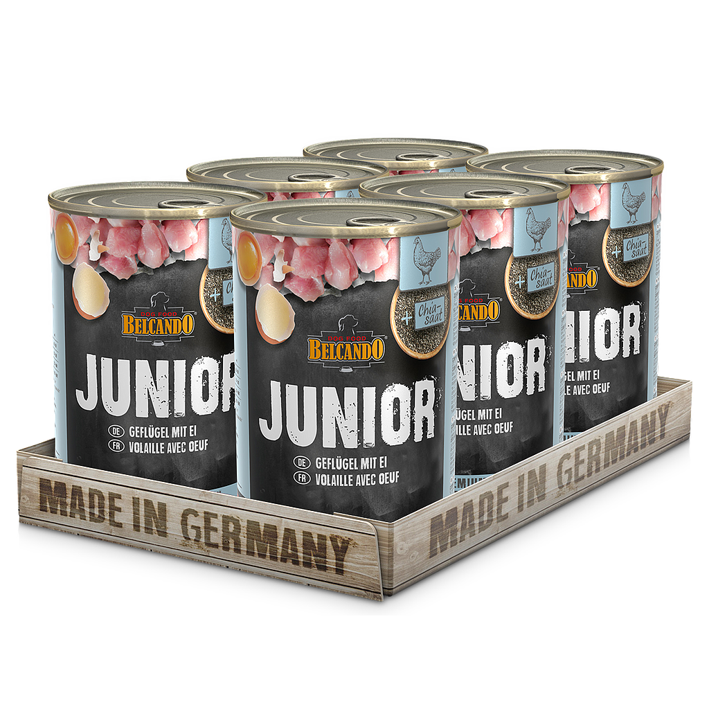 Belcando 400g/6kpl JUNIOR Poultry with eggs