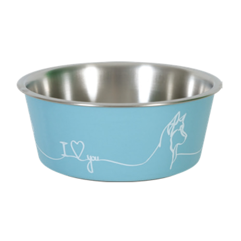 Zolux kuppi LOVE Dog 750ml sininen